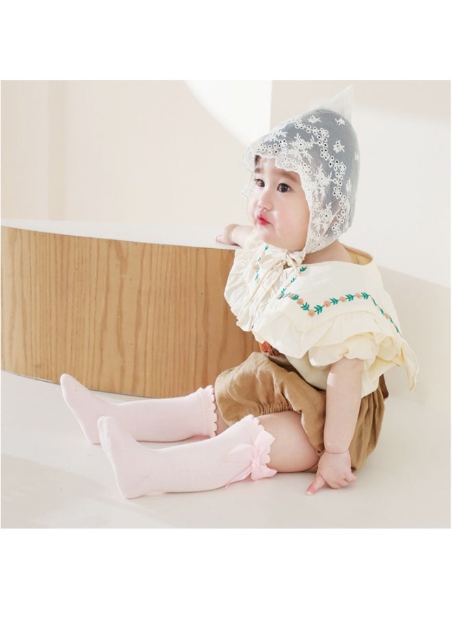 Baby Knee High Socks Newborn Infants Toddlers Cotton Uniform Stockings Warm Cotton  Girls Stockings  for1-3 years old, Size M - Image 3